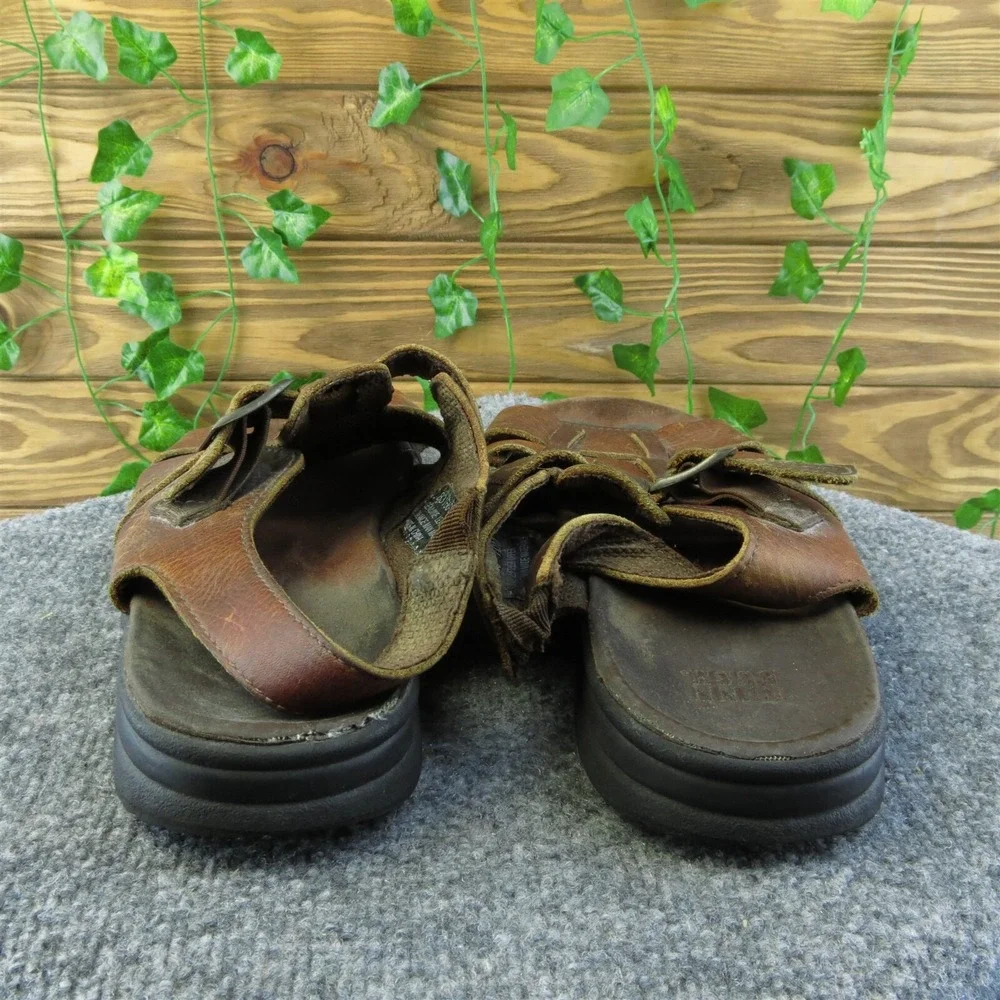 Nunn Bush  Men Fisherman Sandals Size 10 Medium Brown‎ Leather Buckle